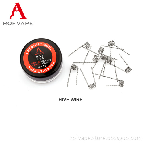 Rofvape Wholesale Risistance Wire Prebuilt coils Hot selling theorem rta